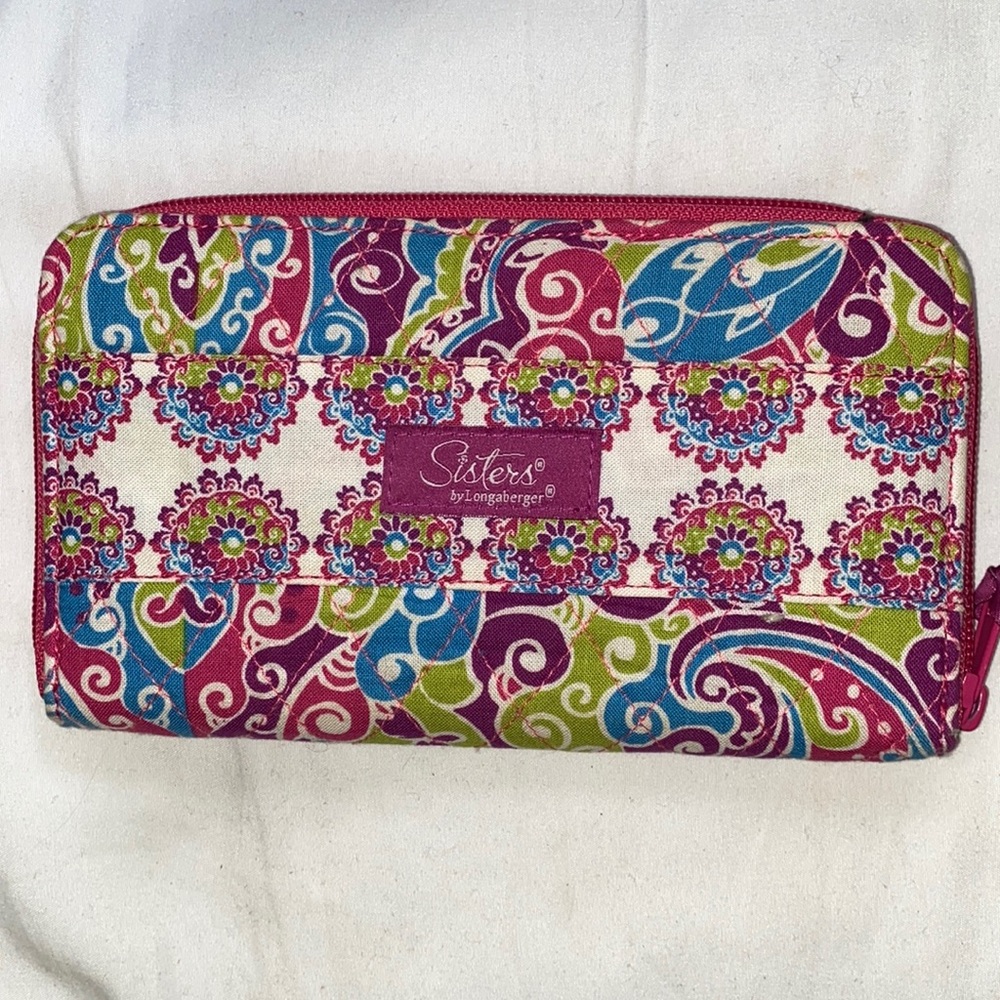 NWOT Sisters by Longaberger wallet